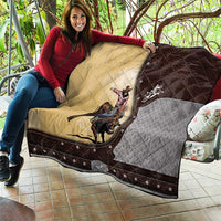 Bull Riding Quilt Cowboy Courage Rodeo DT03