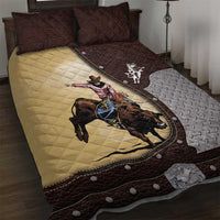 Bull Riding Quilt Bed Set Cowboy Courage Rodeo DT03