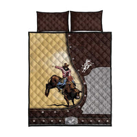 Bull Riding Quilt Bed Set Cowboy Courage Rodeo DT03