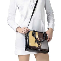 Bull Riding Shoulder Handbag Cowboy Courage Rodeo DT03