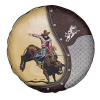 Bull Riding Spare Tire Cover Cowboy Courage Rodeo DT03