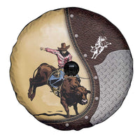 Bull Riding Spare Tire Cover Cowboy Courage Rodeo DT03