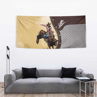 Bull Riding Tapestry Cowboy Courage Rodeo DT03
