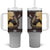 Personalized Name Bull Riding Tumbler With Handle Cowboy Courage Rodeo