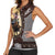 Personalized Name Bull Riding Women Sleeveless Polo Shirt Cowboy Courage Rodeo - Wonder Print Shop