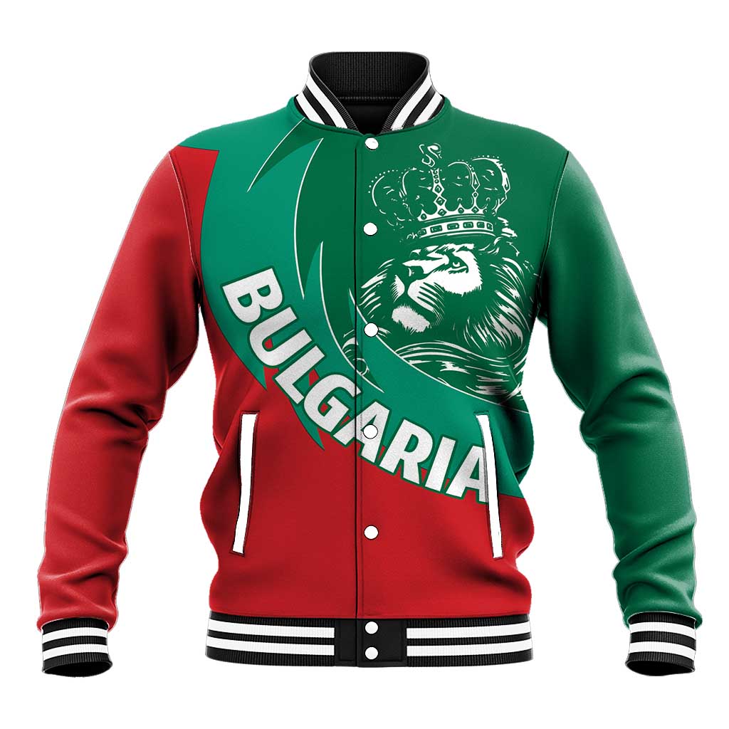 Bulgaria Lion Baseball Jacket Bulgarian Coat Of Arms