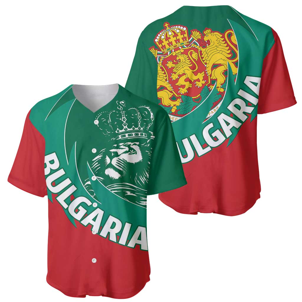 Bulgaria Lion Baseball Jersey Bulgarian Coat Of Arms