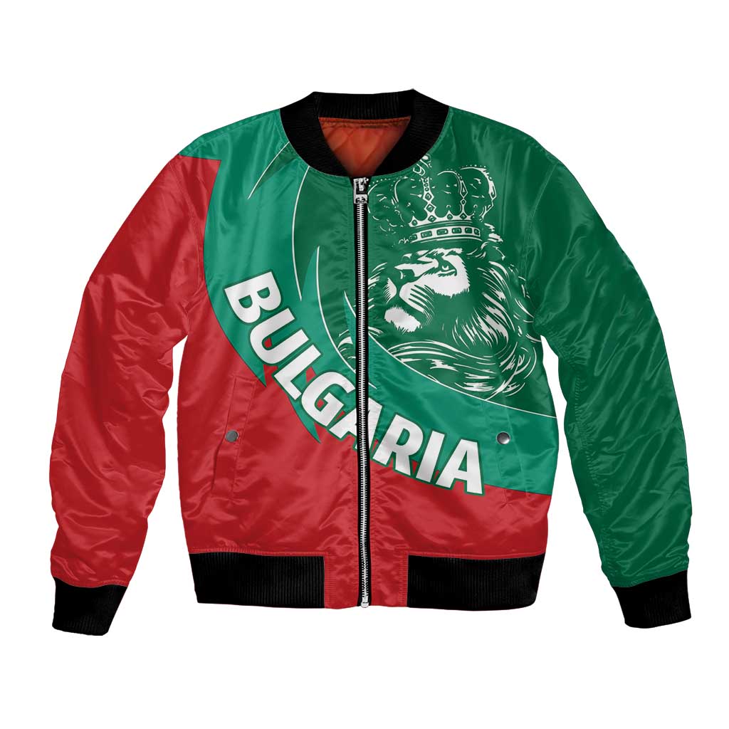 Bulgaria Lion Bomber Jacket Bulgarian Coat Of Arms