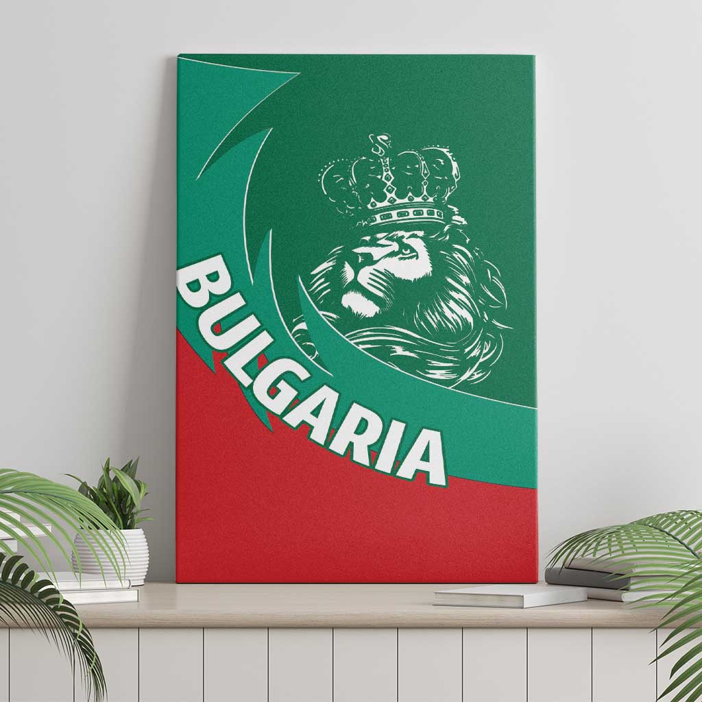 Bulgaria Lion Canvas Wall Art Bulgarian Coat Of Arms