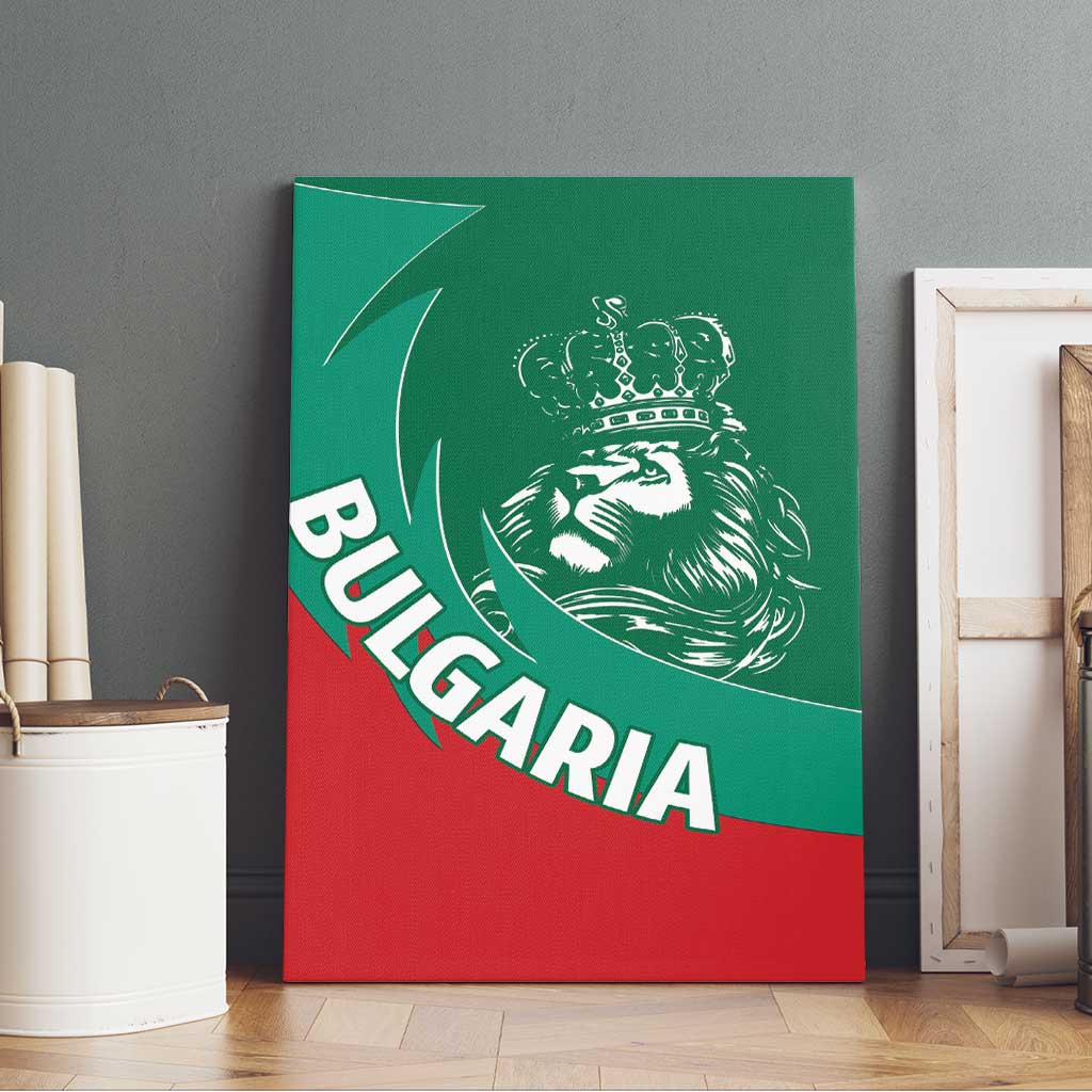 Bulgaria Lion Canvas Wall Art Bulgarian Coat Of Arms