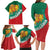 Bulgaria Lion Family Matching Long Sleeve Bodycon Dress and Hawaiian Shirt Bulgarian Coat Of Arms