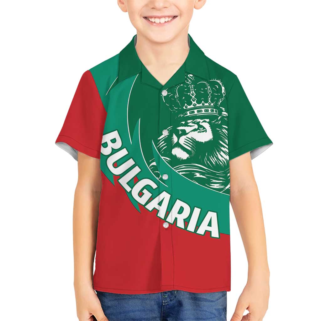 Bulgaria Lion Family Matching Summer Maxi Dress and Hawaiian Shirt Bulgarian Coat Of Arms