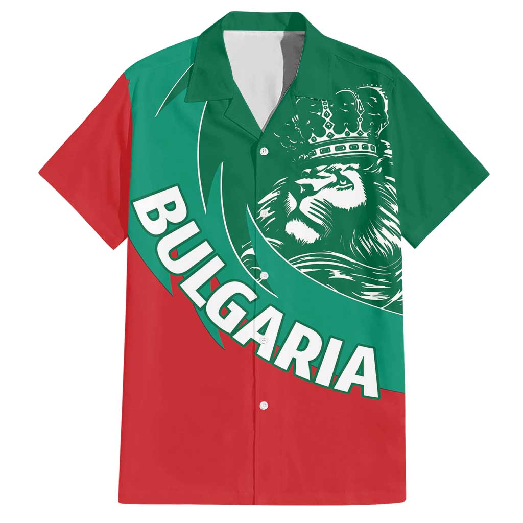 Bulgaria Lion Hawaiian Shirt Bulgarian Coat Of Arms