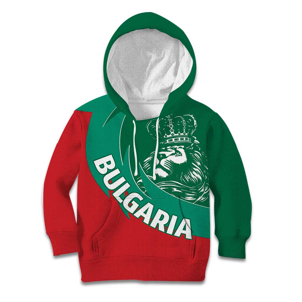 Bulgaria Lion Kid Hoodie Bulgarian Coat Of Arms
