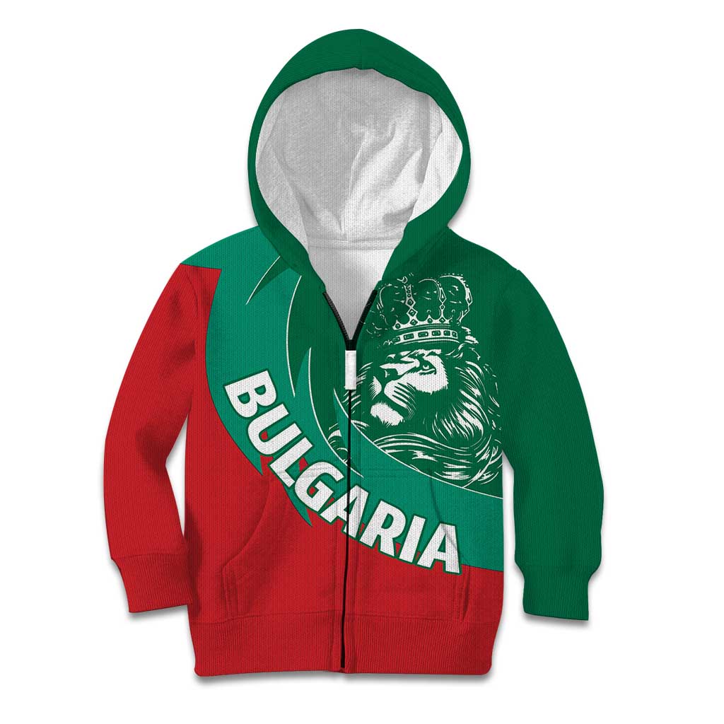 Bulgaria Lion Kid Hoodie Bulgarian Coat Of Arms