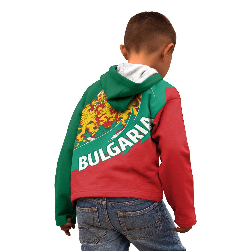 Bulgaria Lion Kid Hoodie Bulgarian Coat Of Arms