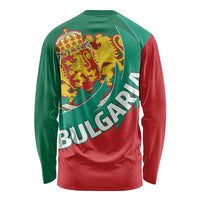 Bulgaria Lion Long Sleeve Shirt Bulgarian Coat Of Arms