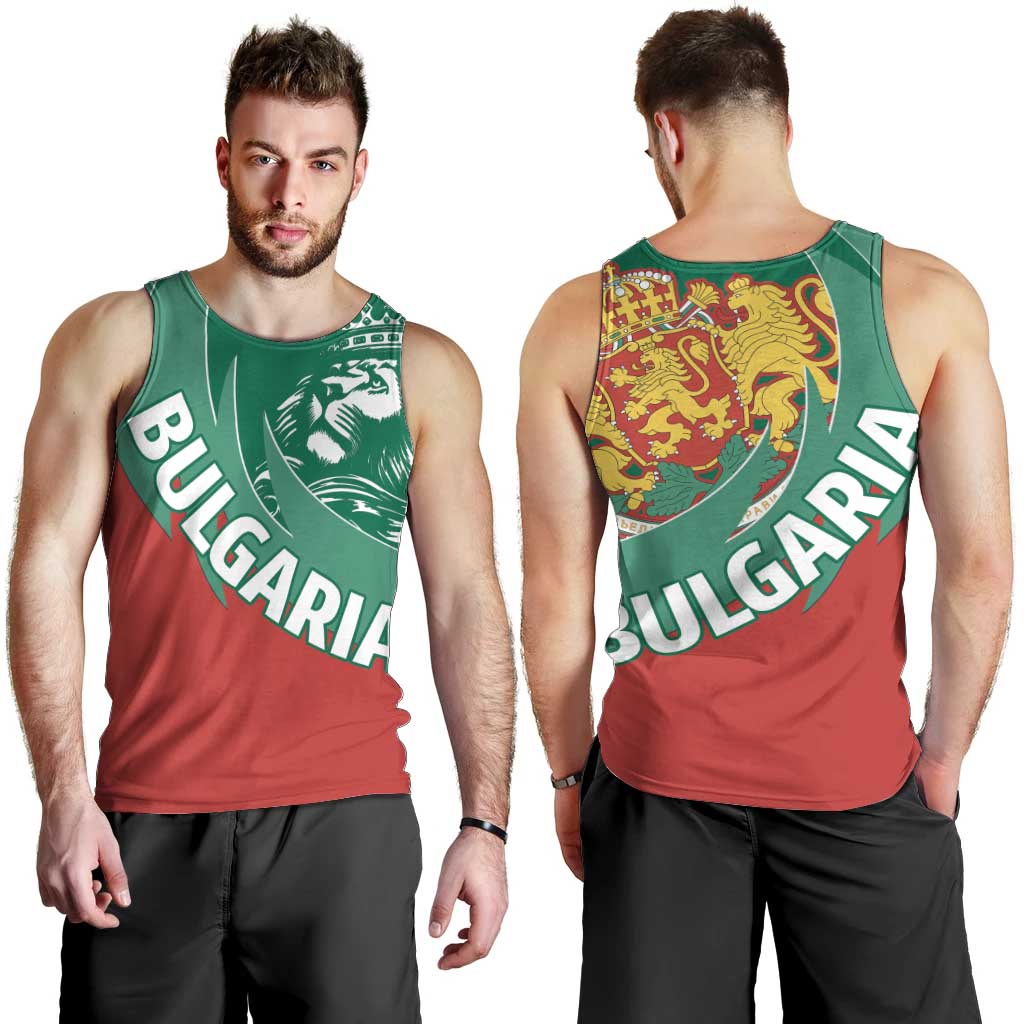 Bulgaria Lion Men Tank Top Bulgarian Coat Of Arms