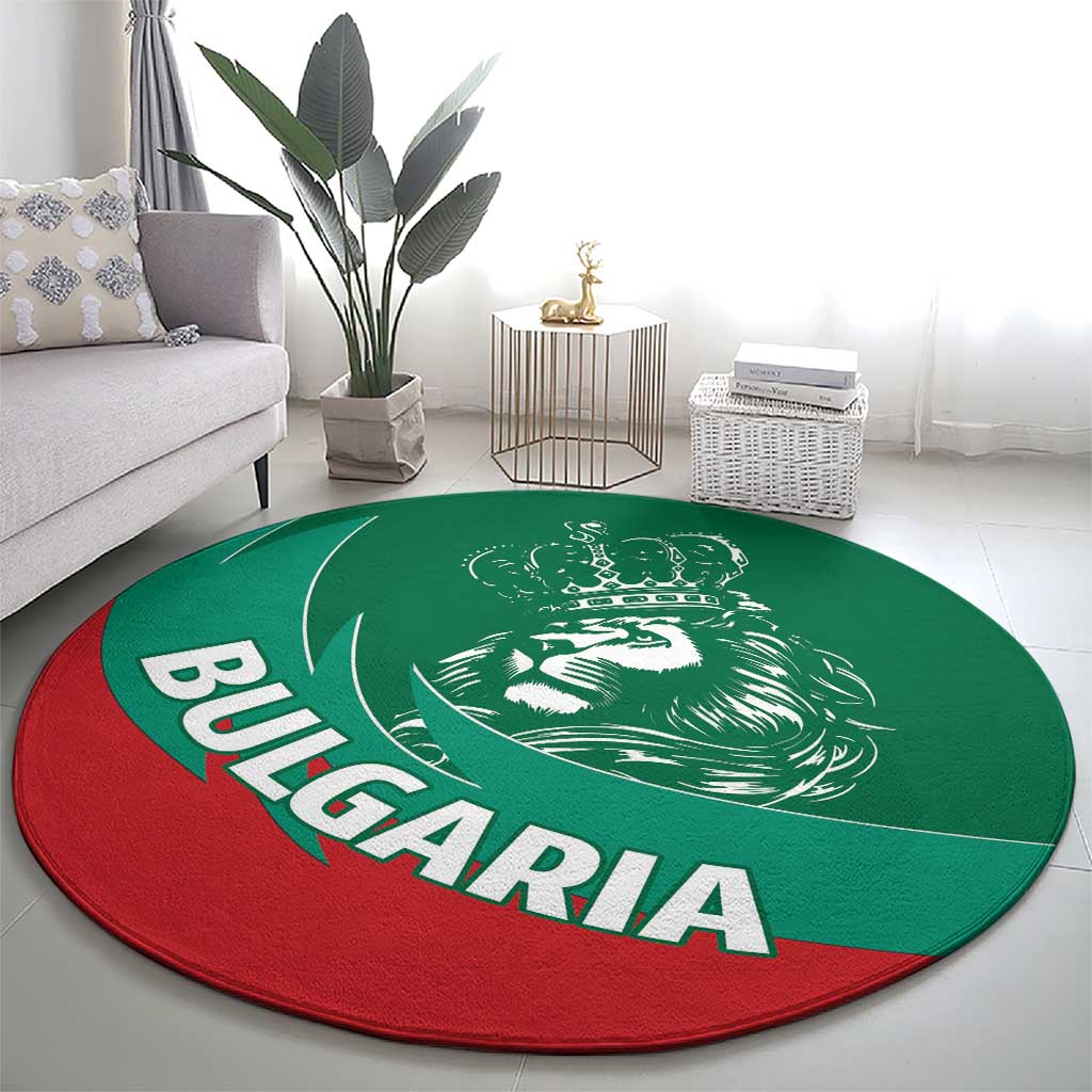 Bulgaria Lion Round Carpet Bulgarian Coat Of Arms