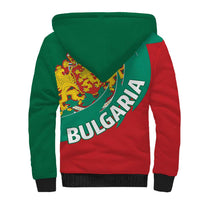 Bulgaria Lion Sherpa Hoodie Bulgarian Coat Of Arms
