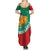 Bulgaria Lion Summer Maxi Dress Bulgarian Coat Of Arms