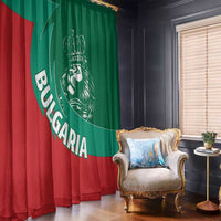 Bulgaria Lion Window Curtain Bulgarian Coat Of Arms - Wonder Print Shop