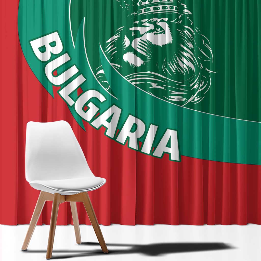Bulgaria Lion Window Curtain Bulgarian Coat Of Arms - Wonder Print Shop