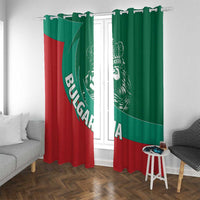 Bulgaria Lion Window Curtain Bulgarian Coat Of Arms - Wonder Print Shop