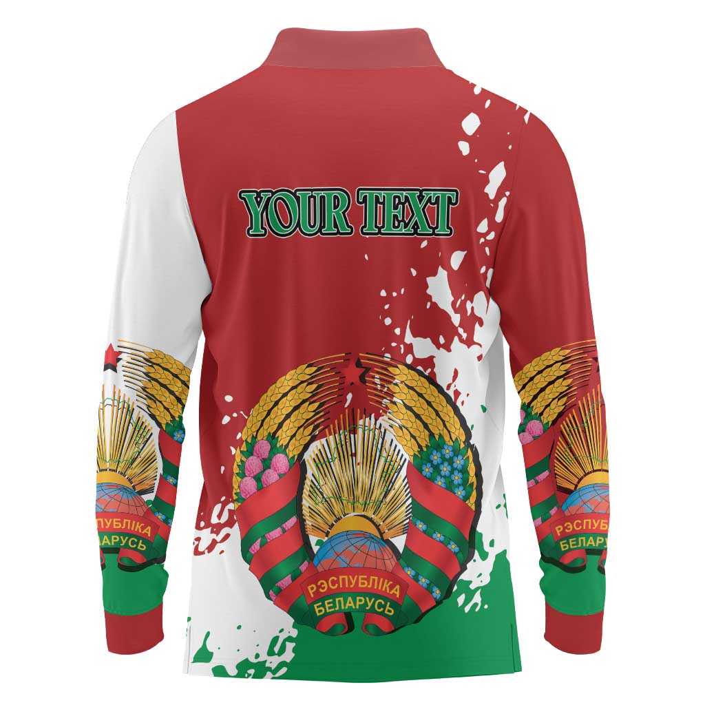 Personalized Belarus Long Sleeve Polo Shirt Special Style