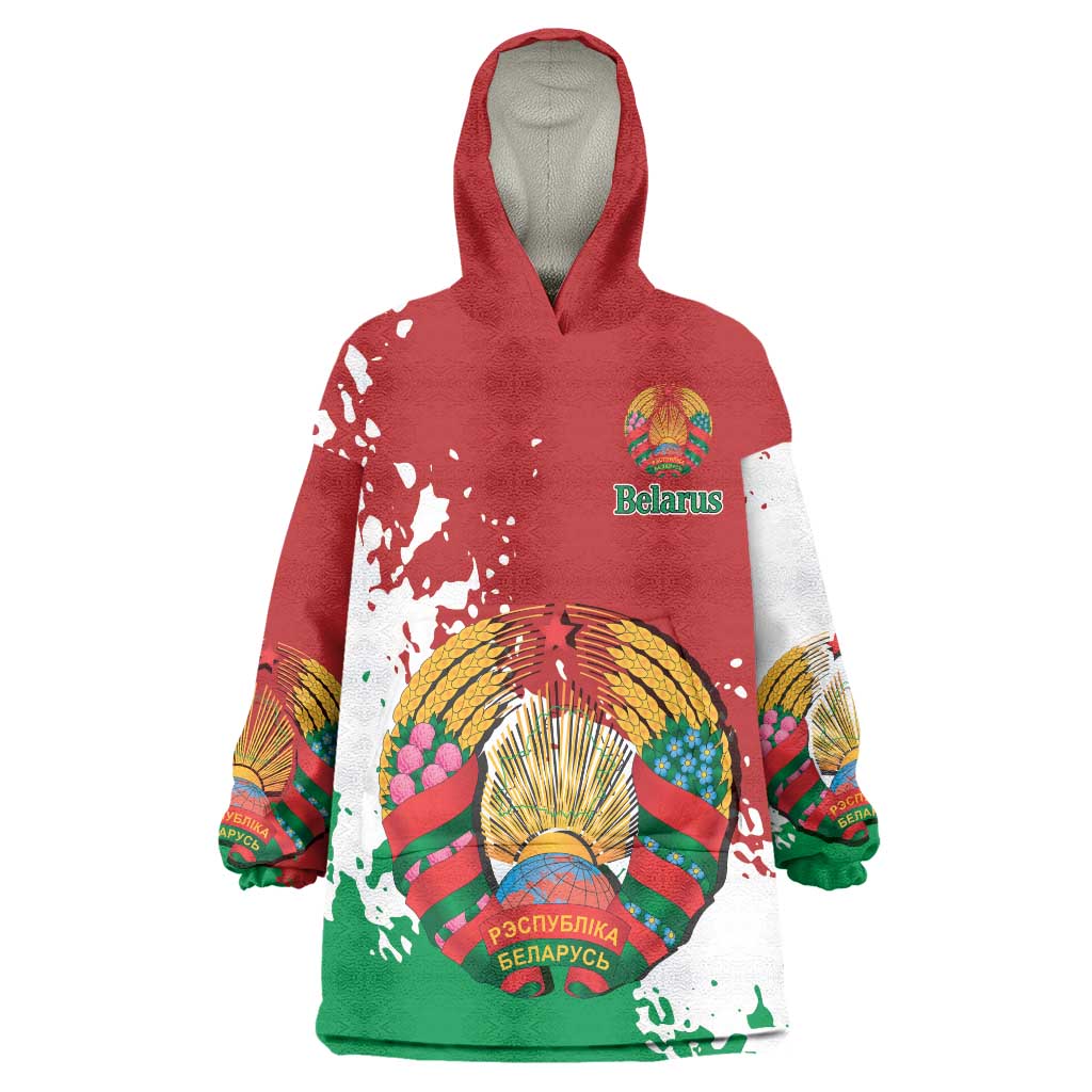 Personalized Belarus Wearable Blanket Hoodie Special Style - Wonder Print Shop