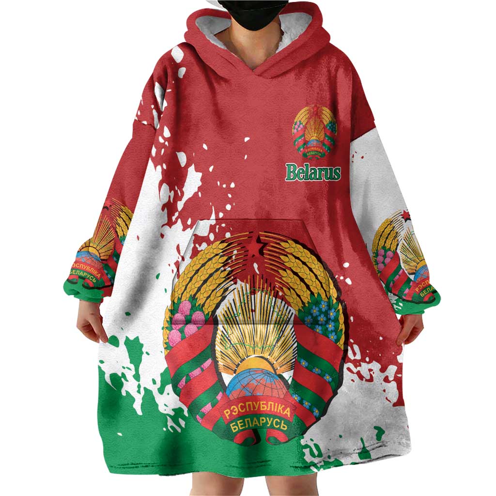 Personalized Belarus Wearable Blanket Hoodie Special Style - Wonder Print Shop