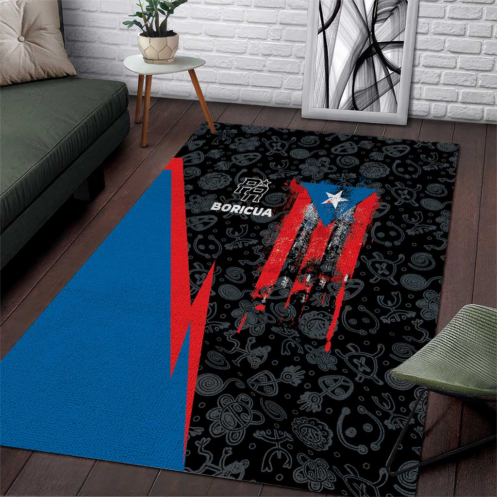 Puerto Rico Area Rug Boricua PR Flag Style