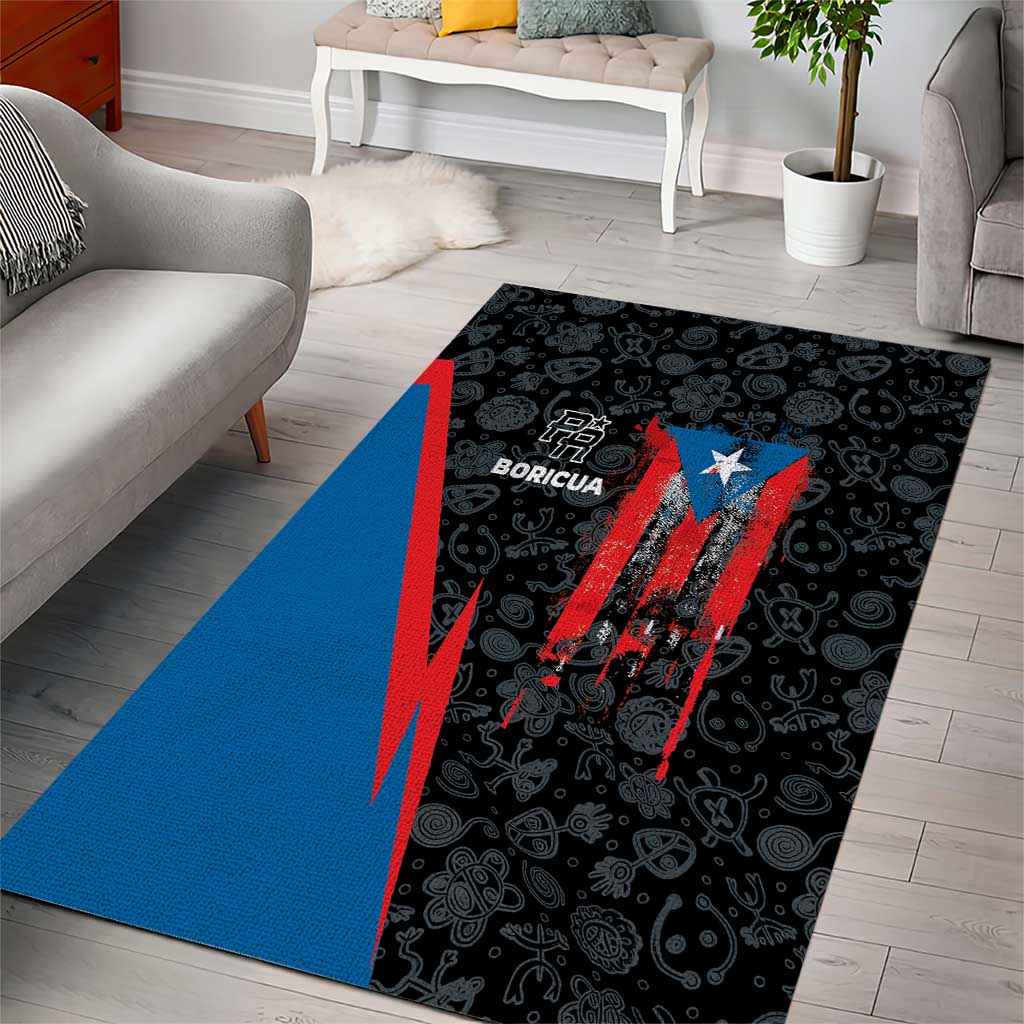 Puerto Rico Area Rug Boricua PR Flag Style