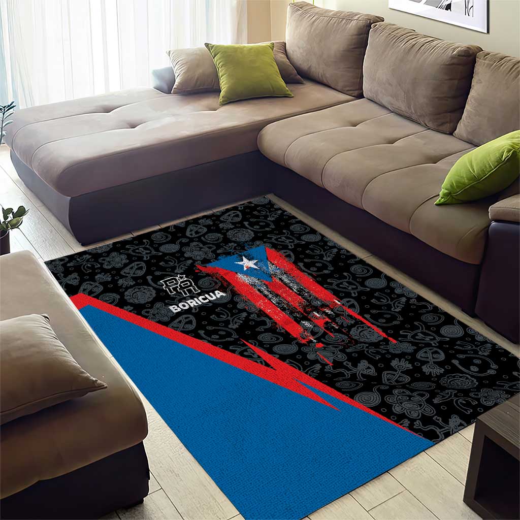 Puerto Rico Area Rug Boricua PR Flag Style