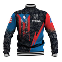 Puerto Rico Baseball Jacket Boricua PR Flag Style