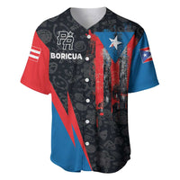 Puerto Rico Baseball Jersey Boricua PR Flag Style