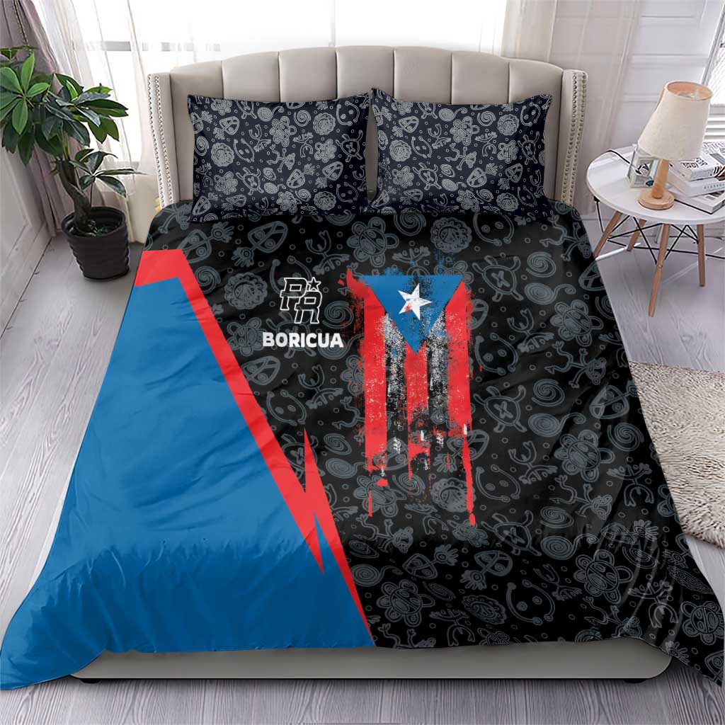 Puerto Rico Bedding Set Boricua PR Flag Style