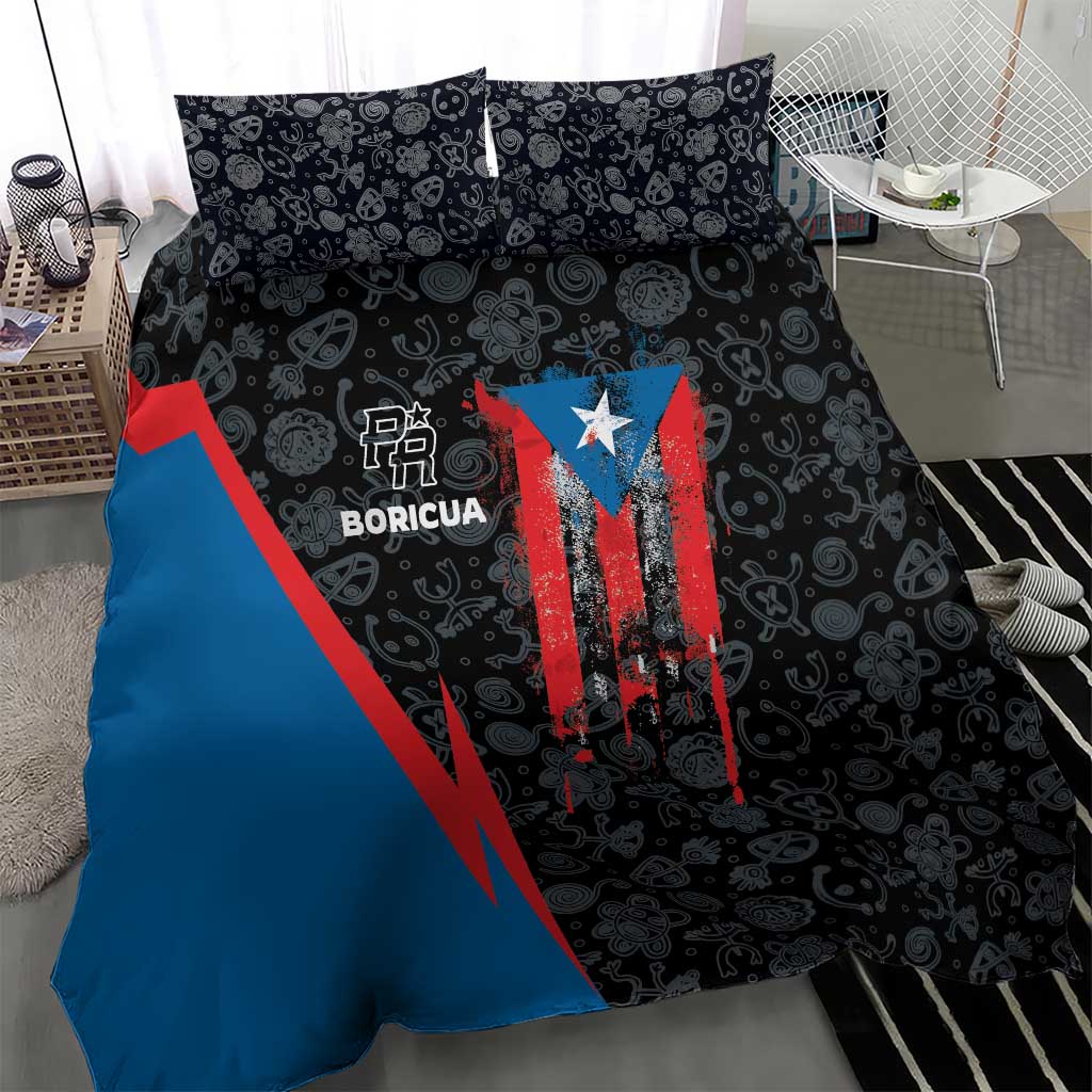 Puerto Rico Bedding Set Boricua PR Flag Style