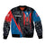 Puerto Rico Bomber Jacket Boricua PR Flag Style