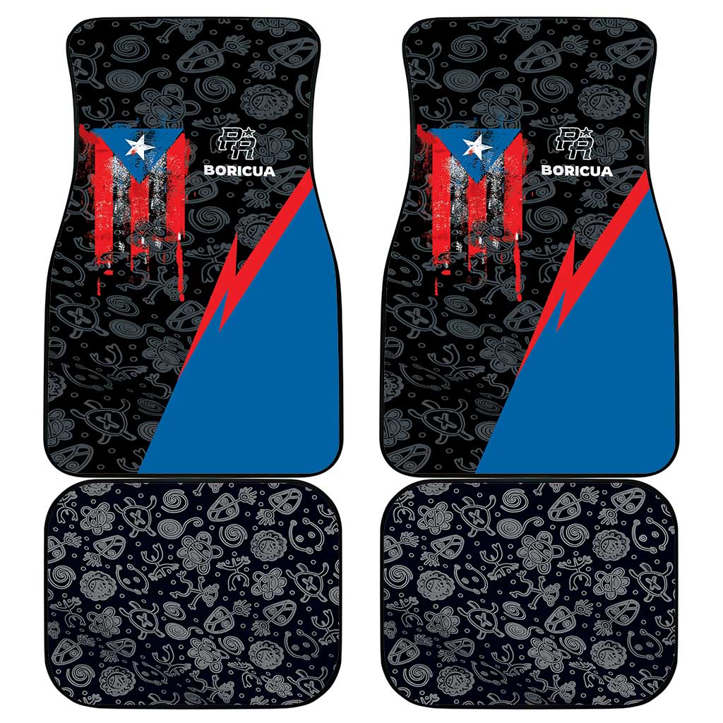 Puerto Rico Car Mats Boricua PR Flag Style