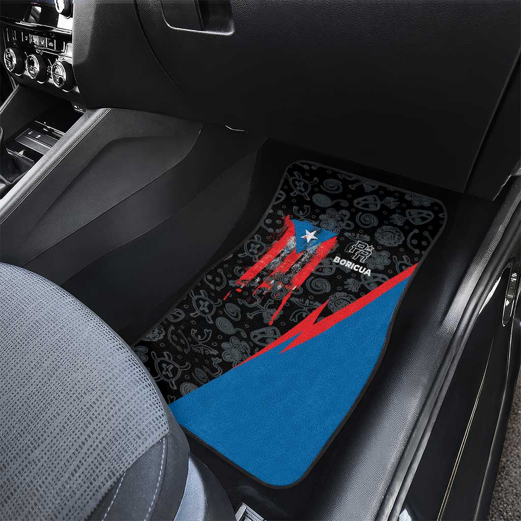Puerto Rico Car Mats Boricua PR Flag Style