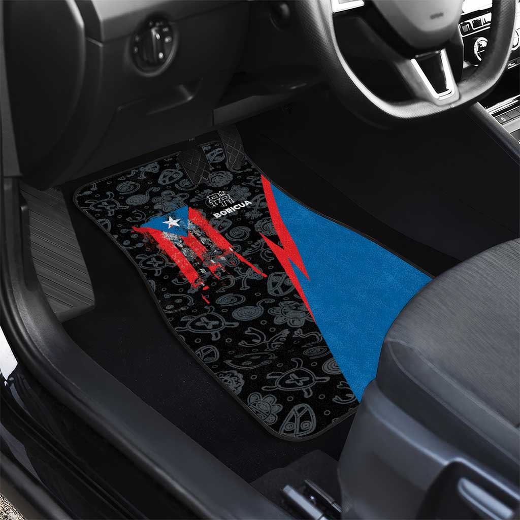 Puerto Rico Car Mats Boricua PR Flag Style