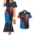 Puerto Rico Couples Matching Mermaid Dress and Hawaiian Shirt Boricua PR Flag Style