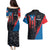 Puerto Rico Couples Matching Puletasi and Hawaiian Shirt Boricua PR Flag Style