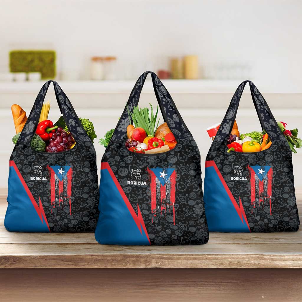 Puerto Rico Grocery Bag Boricua PR Flag Style