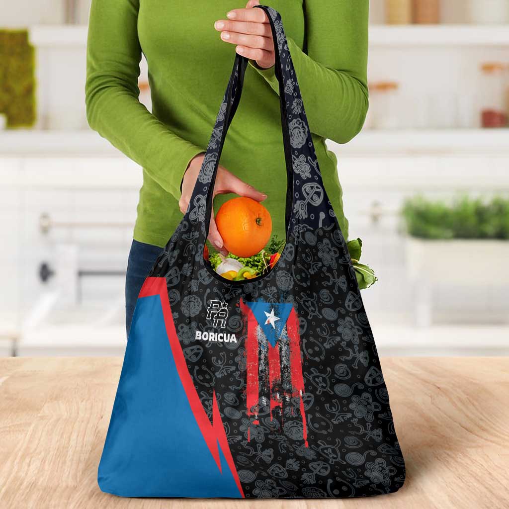 Puerto Rico Grocery Bag Boricua PR Flag Style