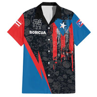 Puerto Rico Hawaiian Shirt Boricua PR Flag Style