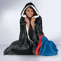 Puerto Rico Hooded Blanket Boricua PR Flag Style