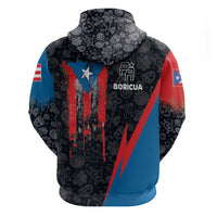 Puerto Rico Hoodie Boricua PR Flag Style