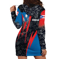 Puerto Rico Hoodie Dress Boricua PR Flag Style